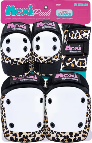 187 6-Pack Pad Set S/M-Moxi Leopard