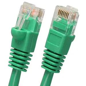 200Ft Cat5E UTP Ethernet Network Booted Cable Green