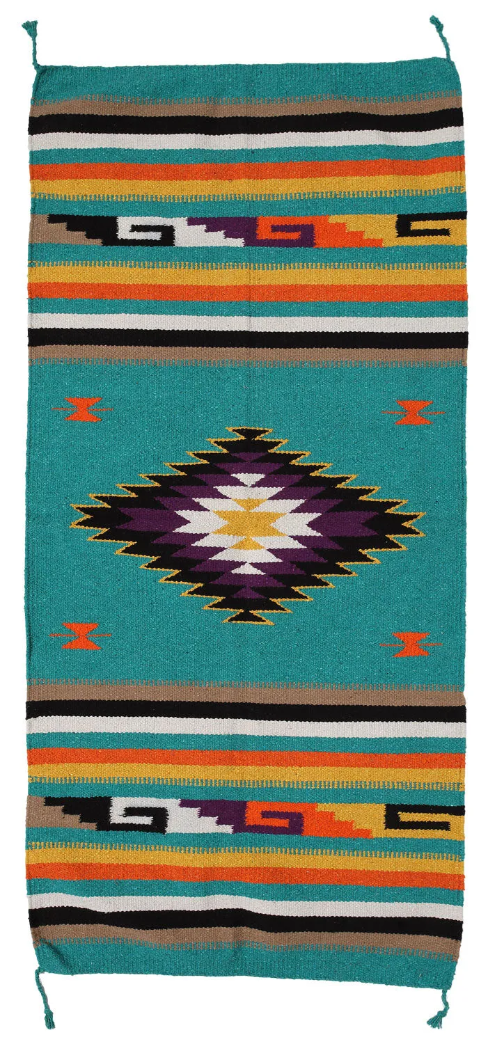 32" x 64" Handwoven Azteca Rug 27