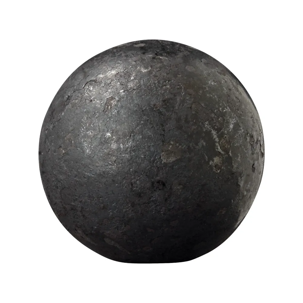 50mm Diameter Solid Sphere With Half Hole To Suit 16mm Round Bar