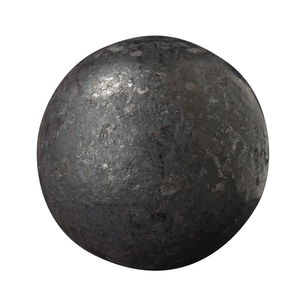 50mm Diameter Solid Sphere With Half Hole To Suit 16mm Round Bar