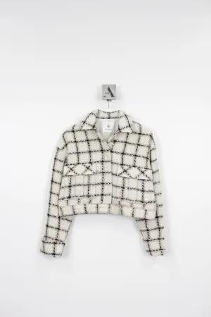 Adriana Jacket - BEIGE PLAID