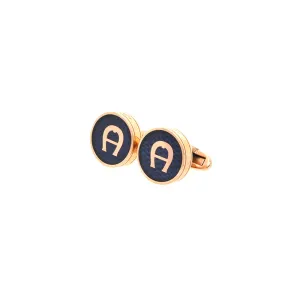 Aigner Cufflink Rose Gold Plated