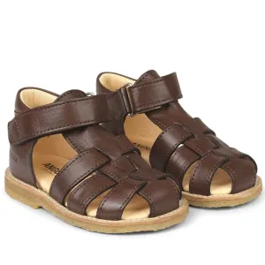 Angulus Begyndersandal m. Velcro Mørkebrun 5019-201-1547