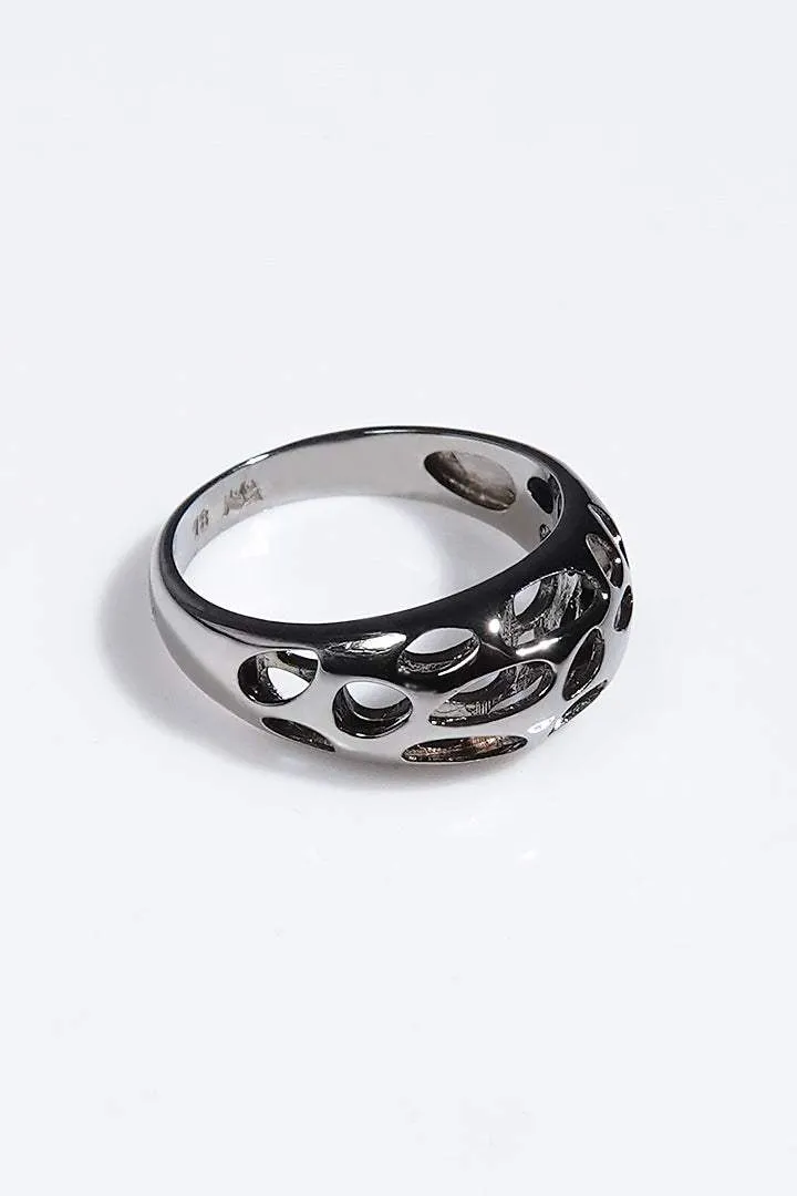 Antique Cut Out Ring - Grey