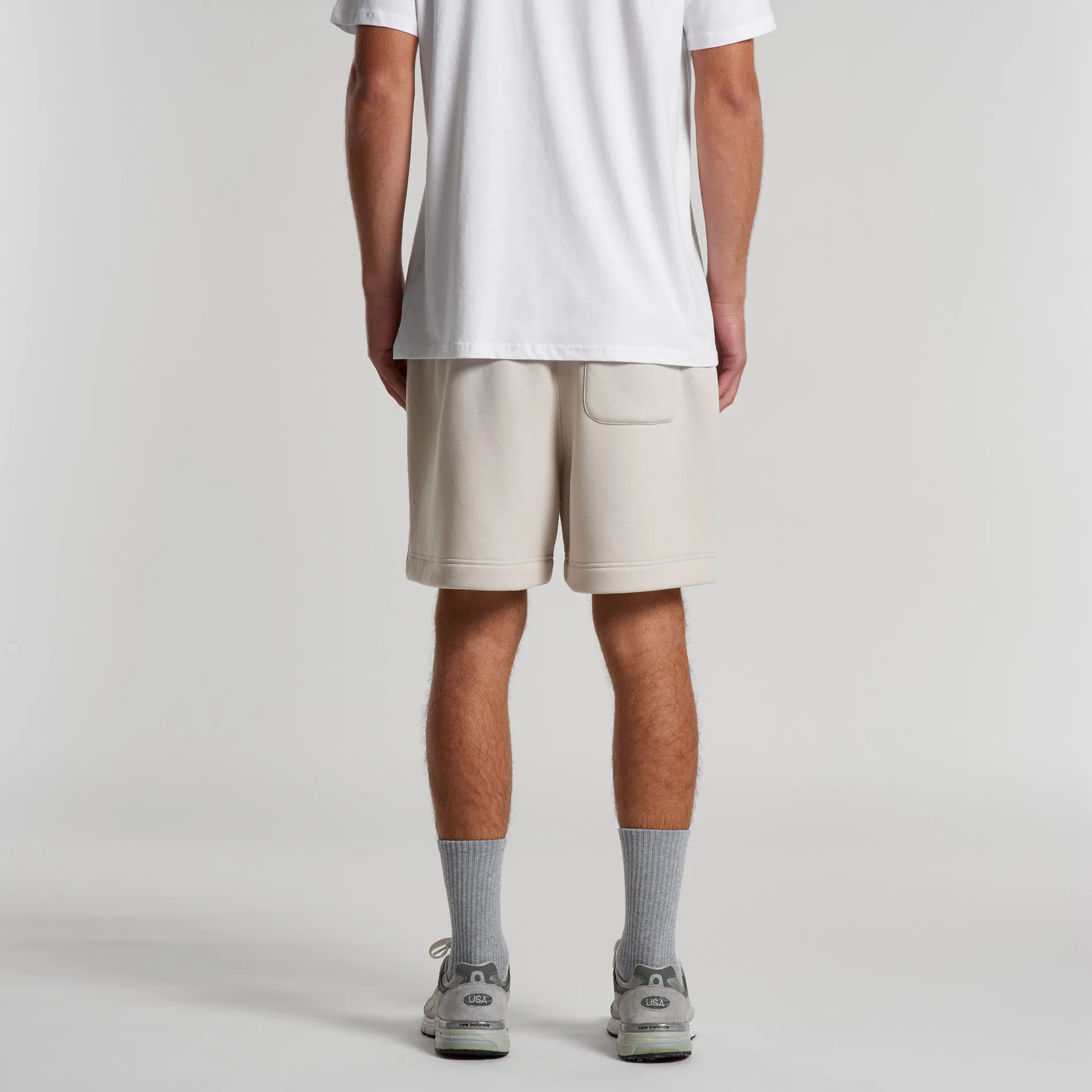 AS Colour Mens Relax Track Shorts Bone