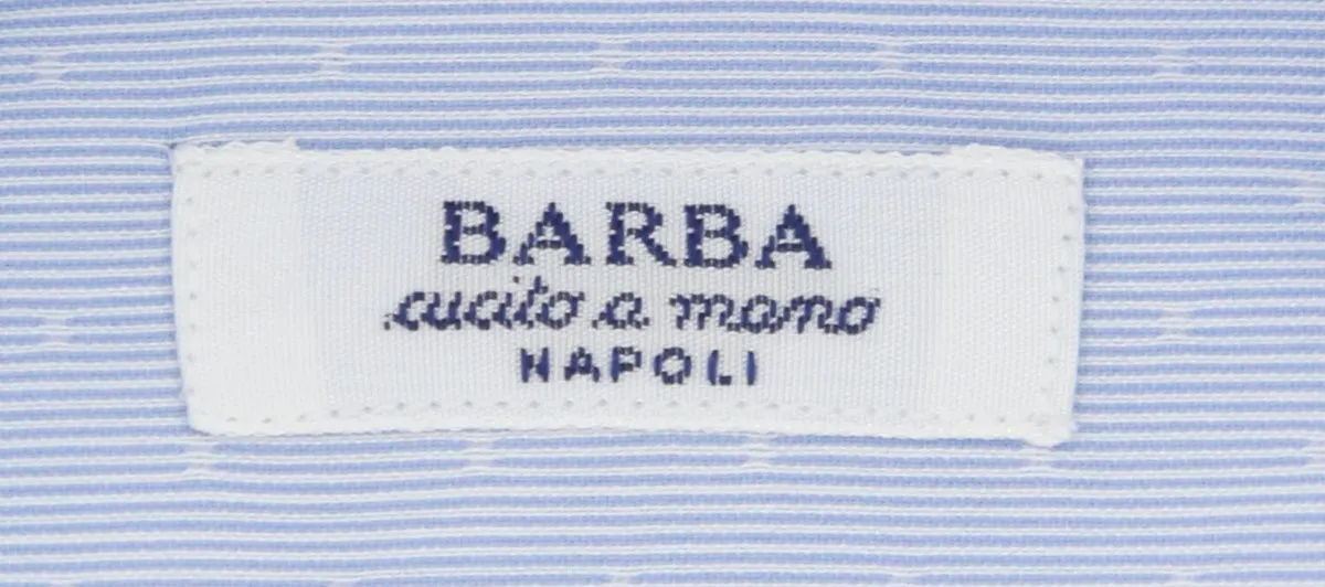 Barba Napoli Light Blue Shirt - Slim