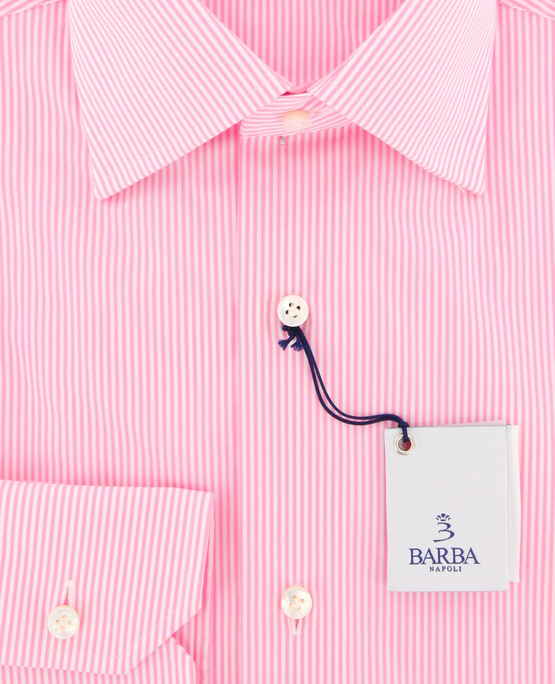 Barba Napoli Pink Shirt - Slim