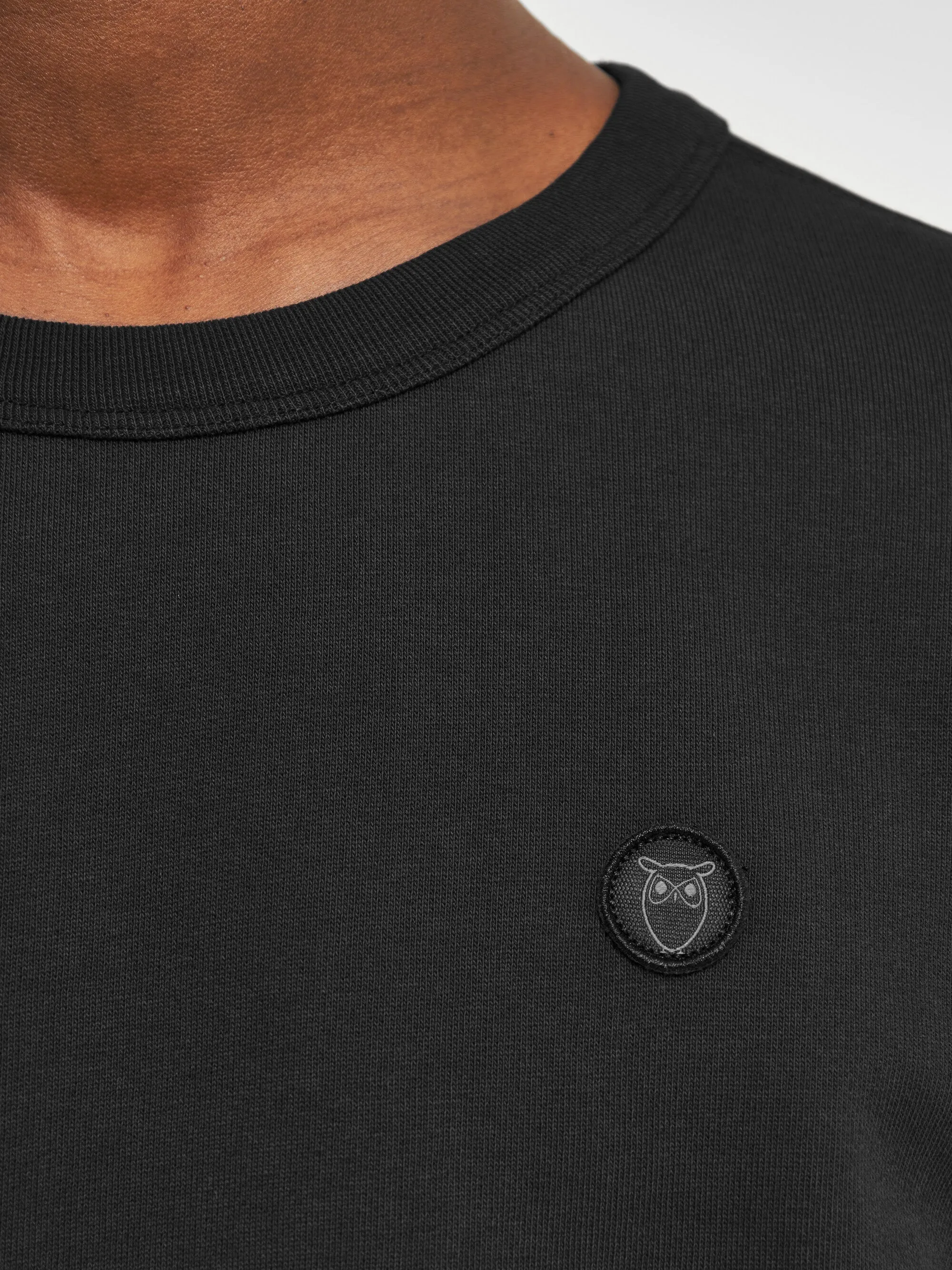 Basic badge sweat - Black Jet