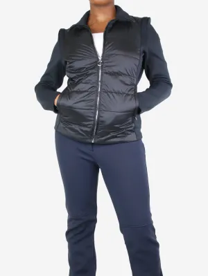 Black padded ski jacket - size XL