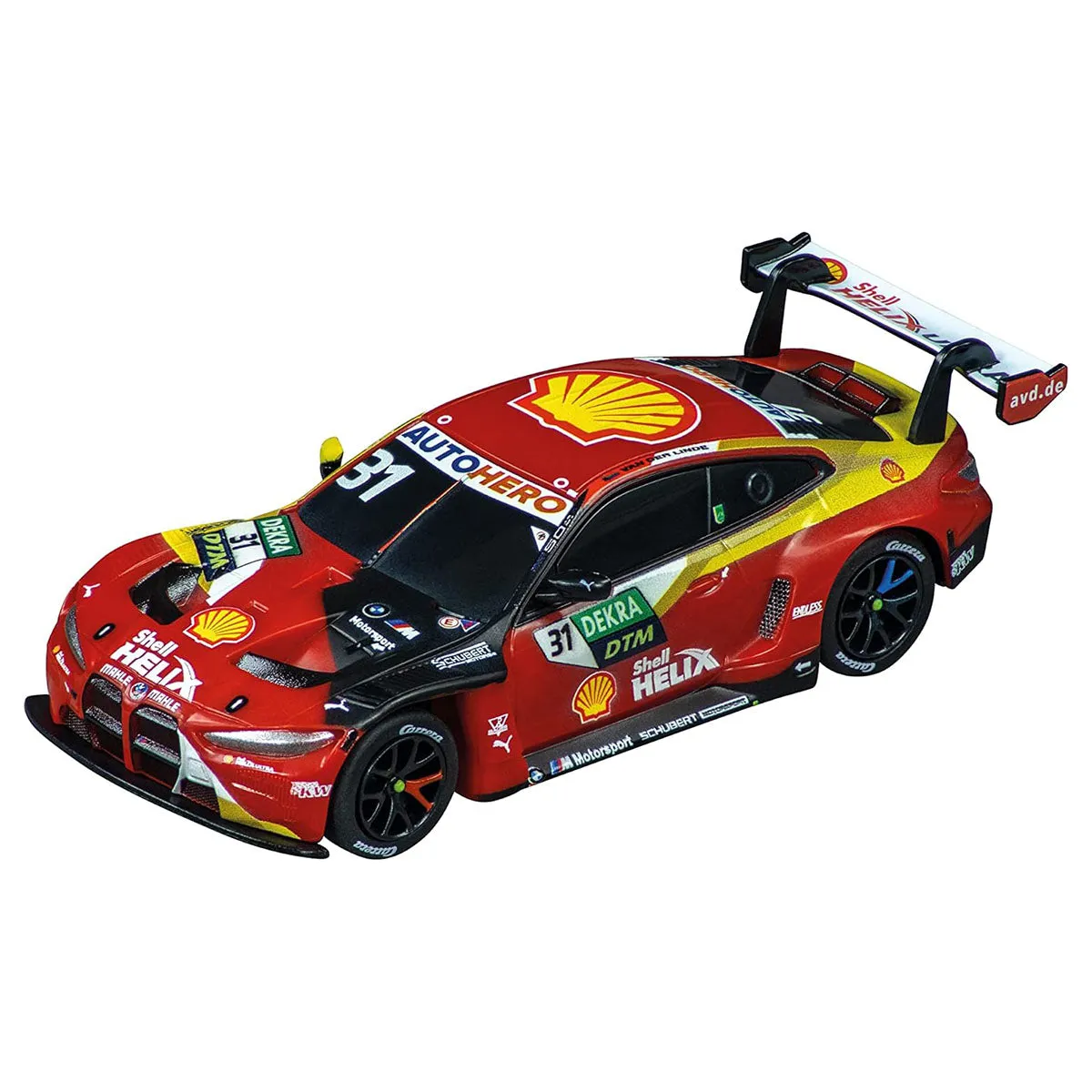 BMW M4 GT3 DTM Sheldon van der Linde No.31 - Carrera 'GO!!! 1:43 Scale Slot Car