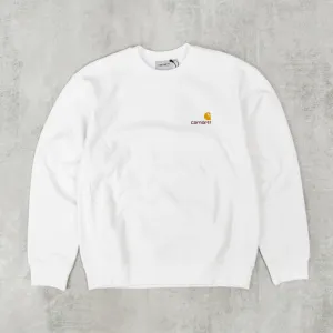 Carhartt WIP American Script Sweat - White