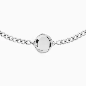 Custom Engraved Charm Bracelet | Silver