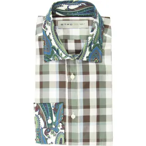 Etro Green Shirt - Extra Slim