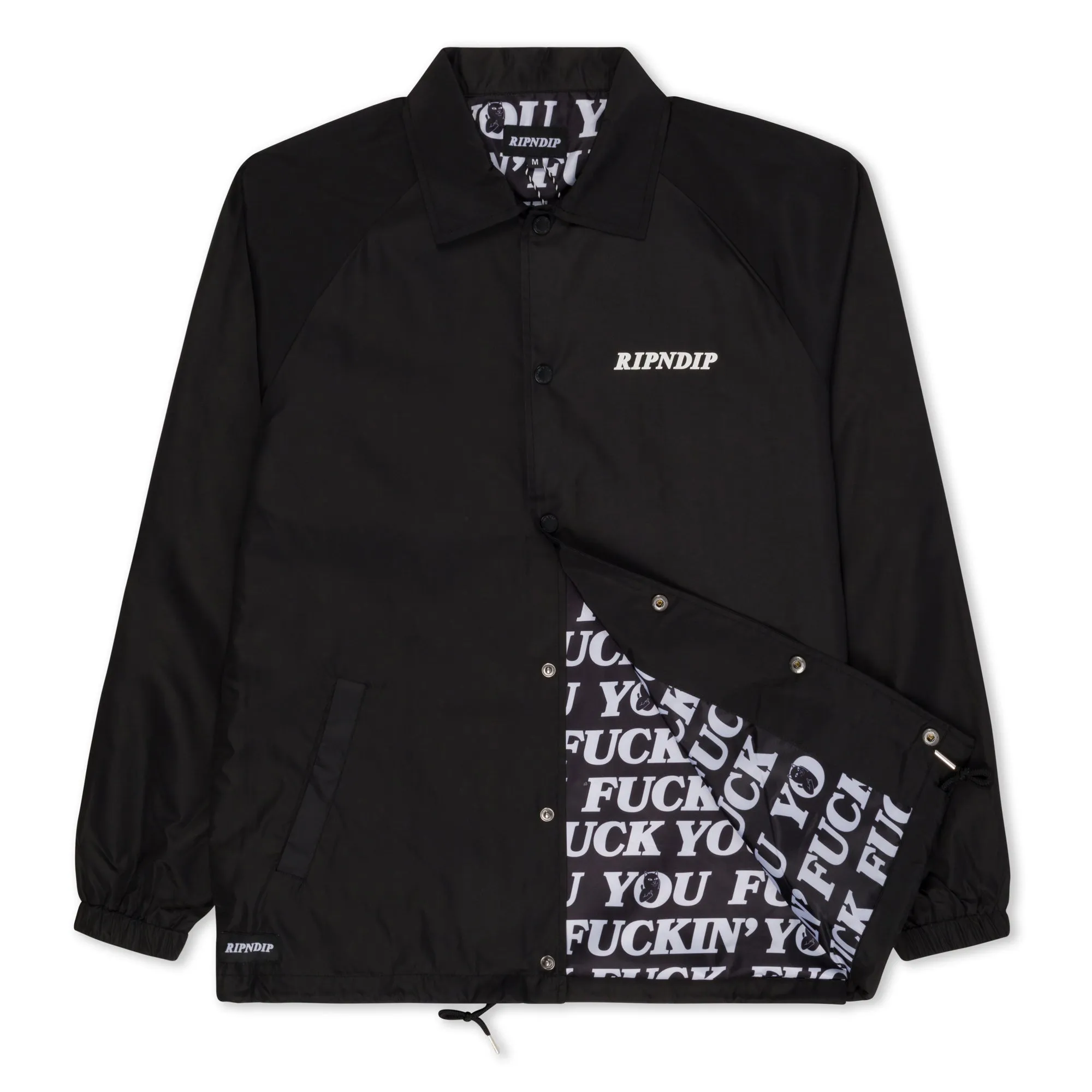 Fuckin Fuck Coaches Jacket (Black)