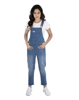 NaughtyDungaree® Stone Wash Women Denim Dungaree