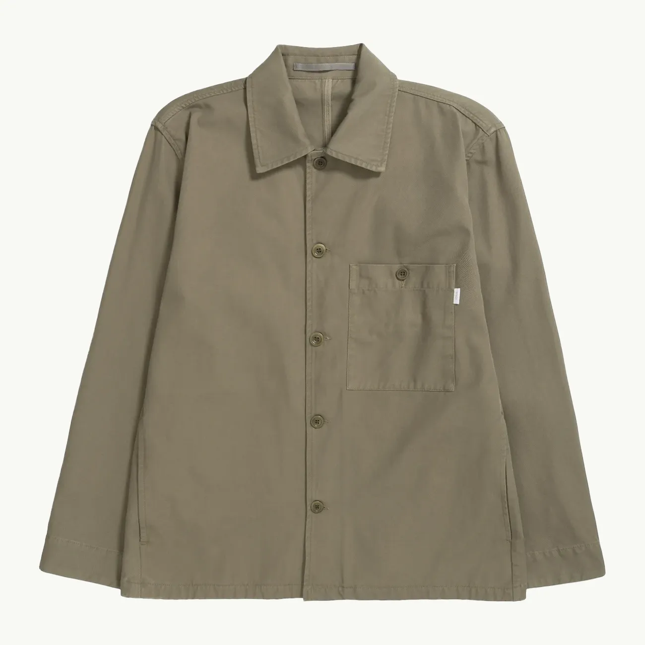 Norse Standard Twill Overshirt - Sediment Green