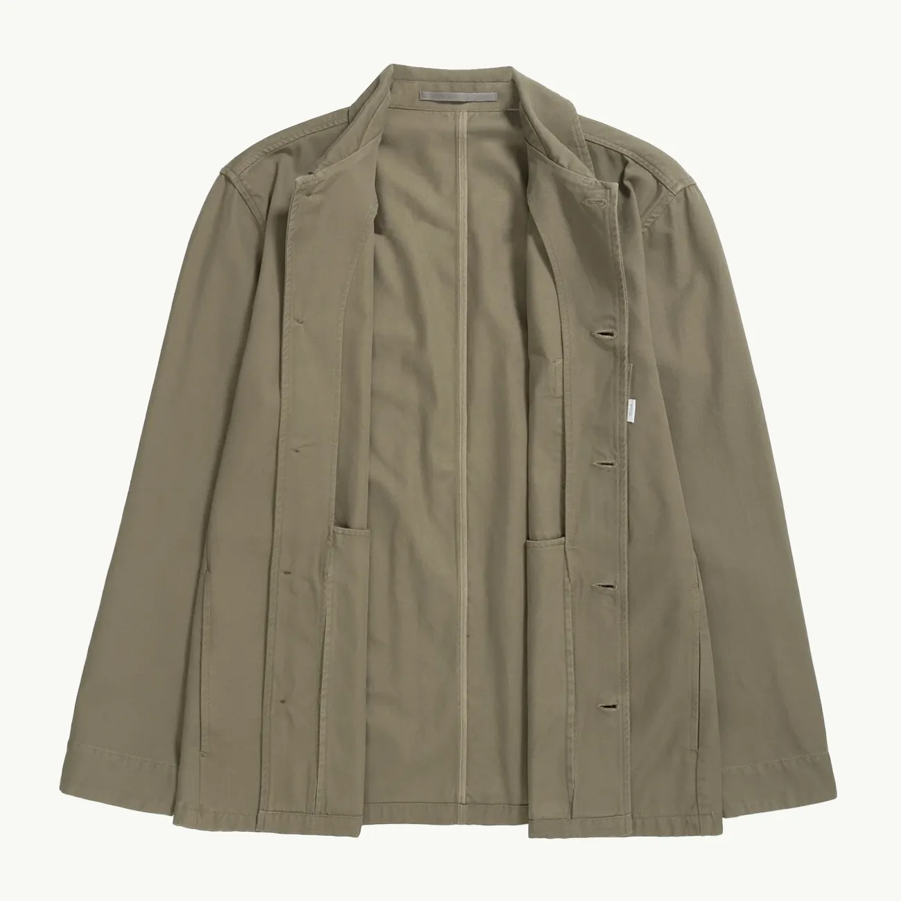 Norse Standard Twill Overshirt - Sediment Green