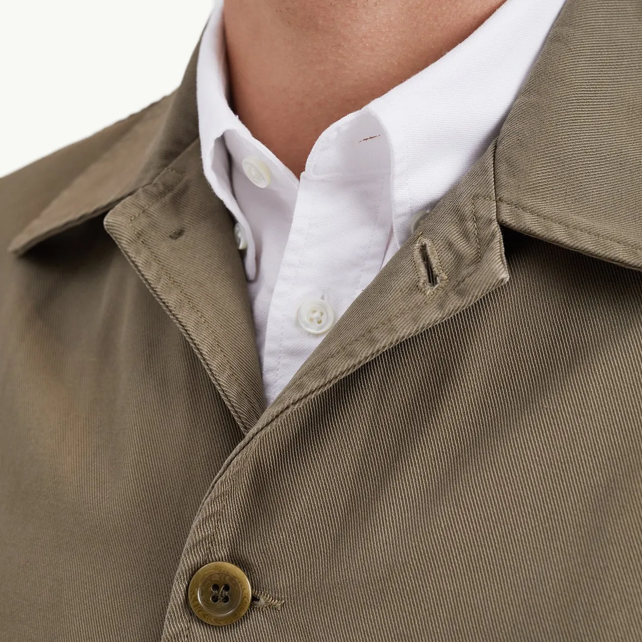 Norse Standard Twill Overshirt - Sediment Green