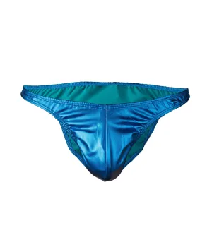 Pro Cut Posing Trunks with Scrunch - Electric Blue