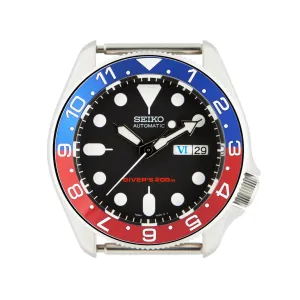 SKX007/SRPD Aluminium Bezel Insert: Dual Time style Blue/Red (Pepsi)