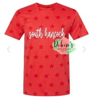 South Hancock Stars Preorder Tee