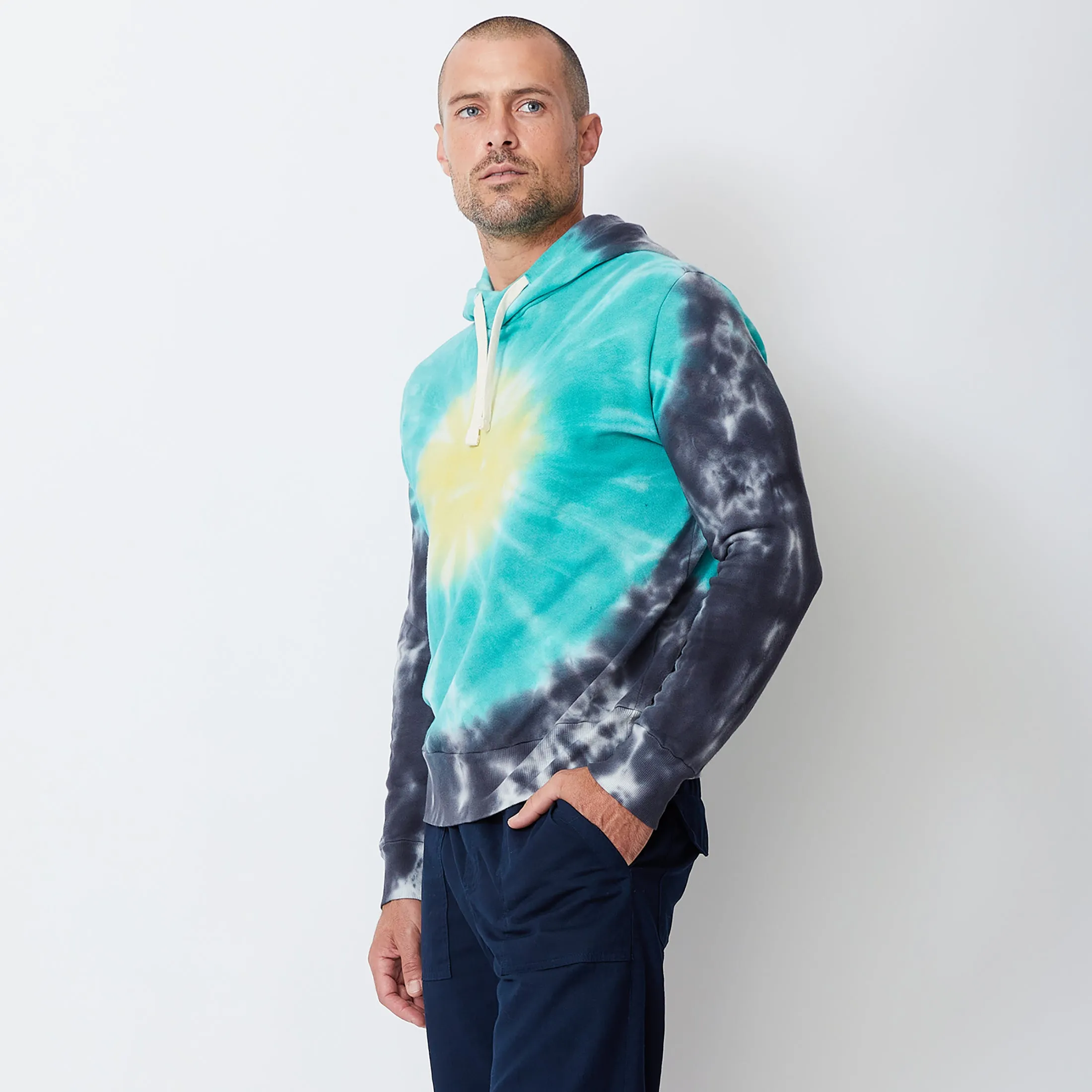 Sunburst Tie Dye Pullover Hoody