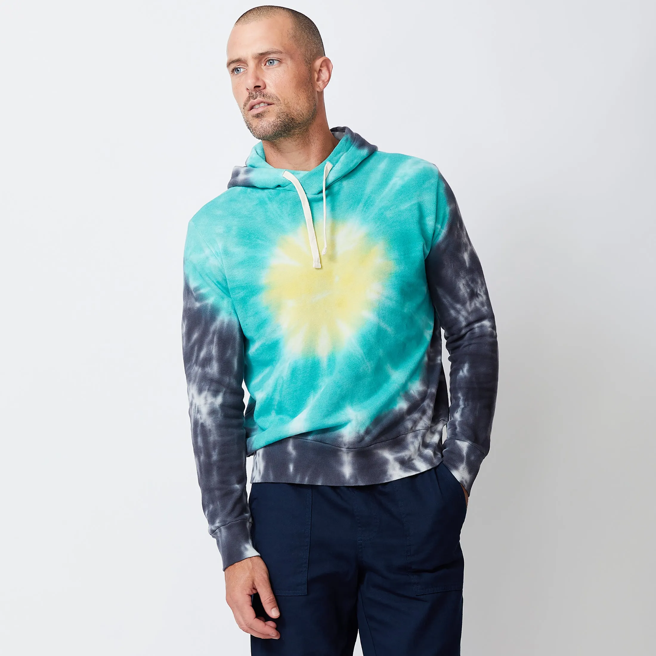 Sunburst Tie Dye Pullover Hoody