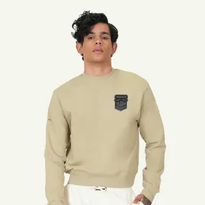 SWEAT SHIRT AVN PATCHES MEN'S SWEATSHIRT - EUCALYPTUS