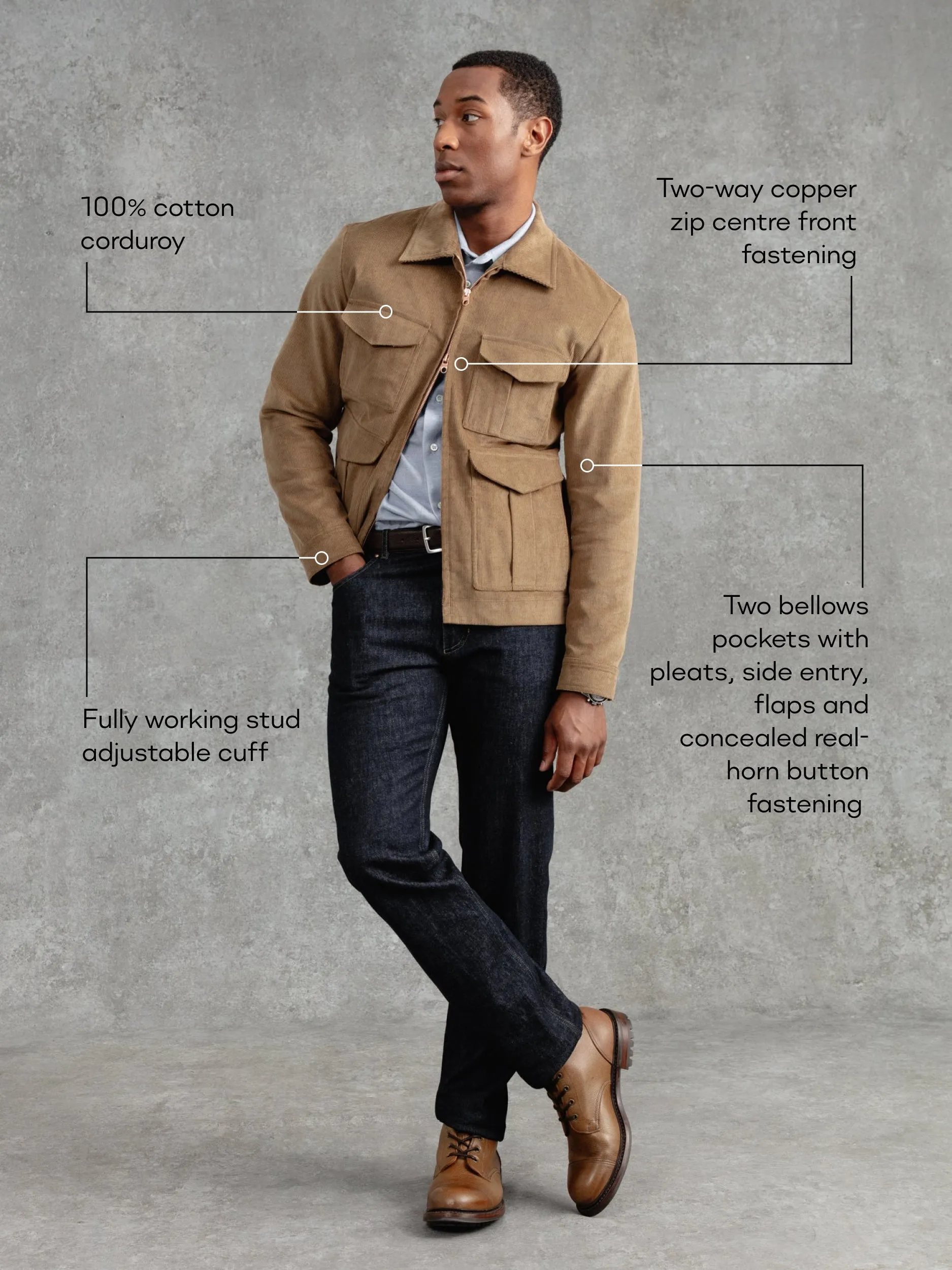 The Fallowfield Jacket - Pebble