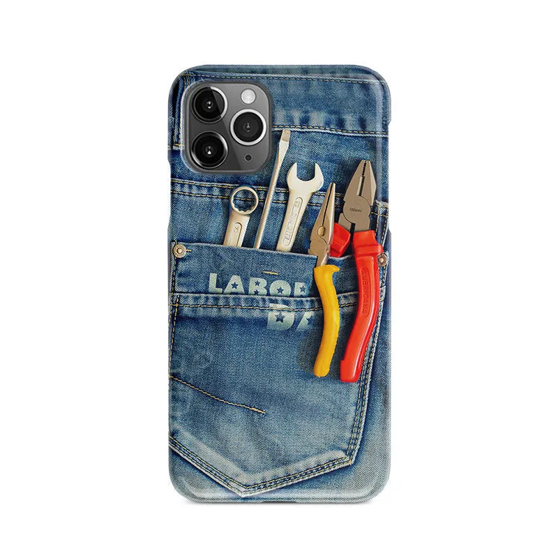 Tool Tucked into a Denim Pocket 3D-Printed Phone Case