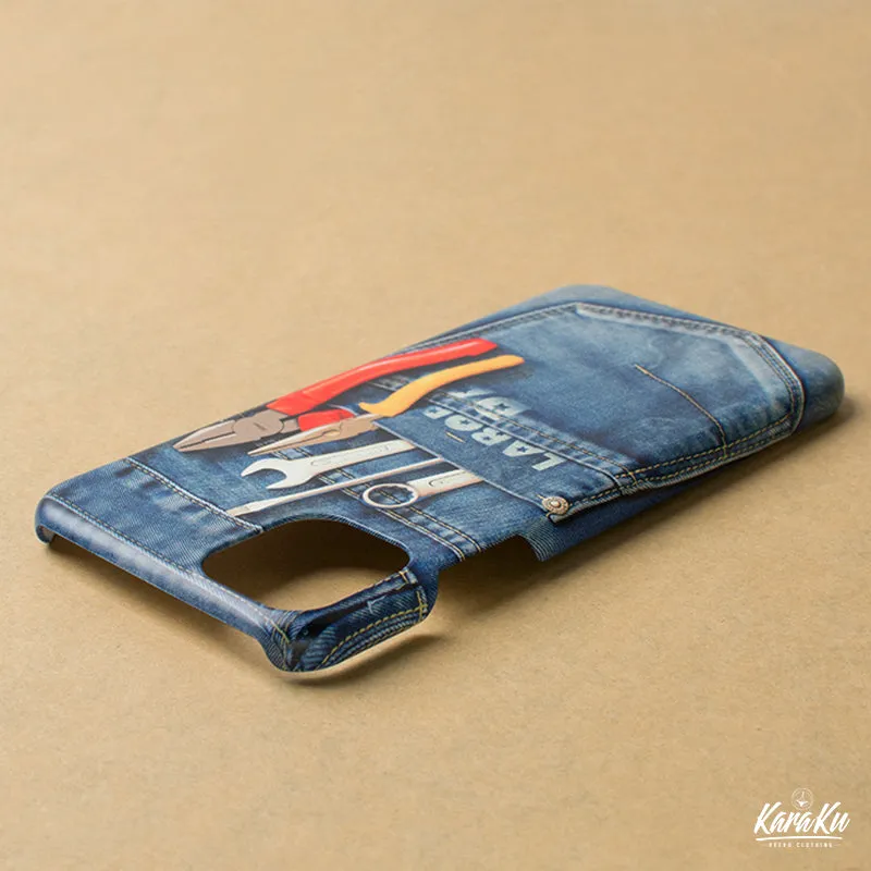 Tool Tucked into a Denim Pocket 3D-Printed Phone Case