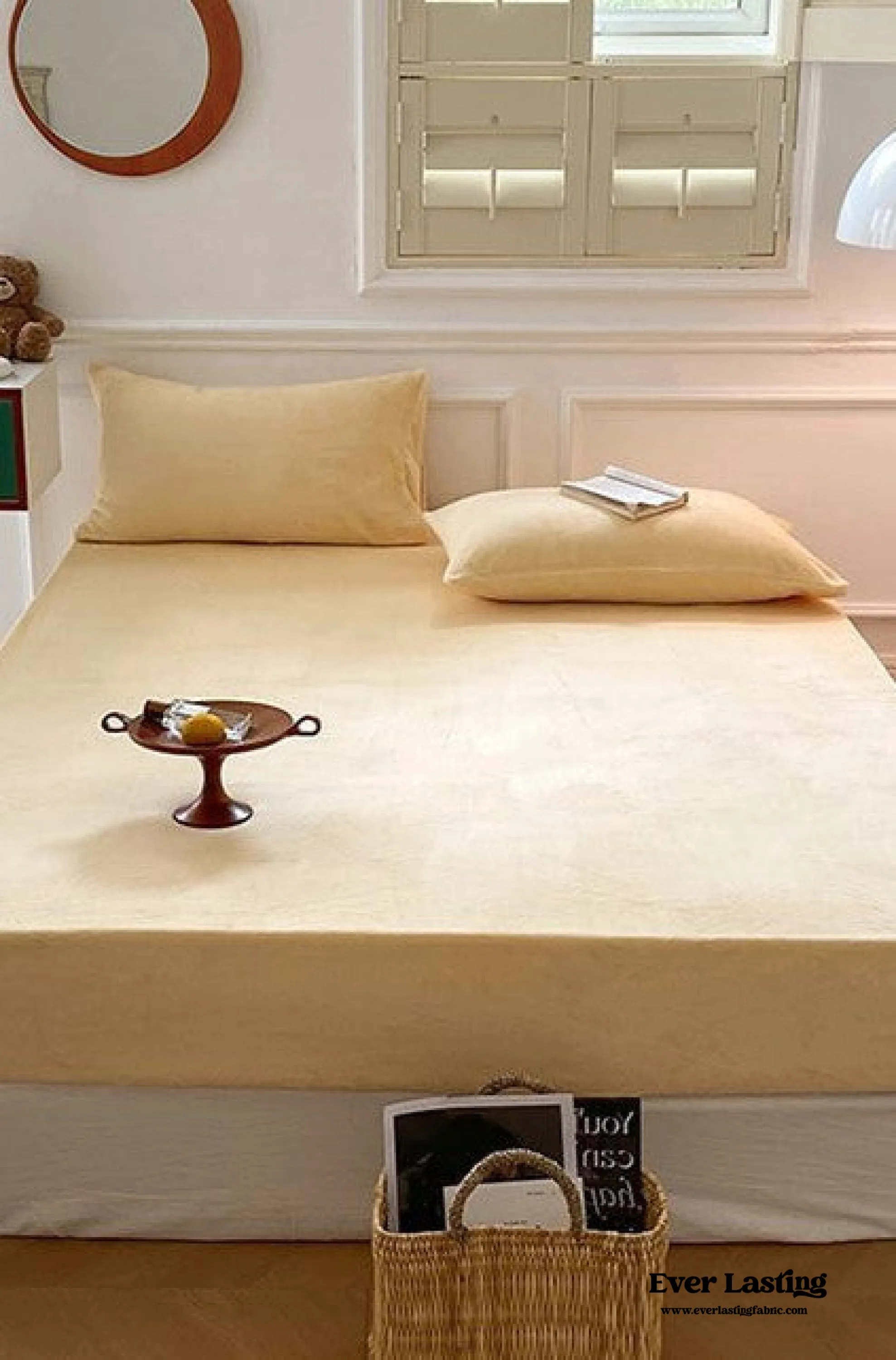 Velvet Fitted Sheet (9 Colors)