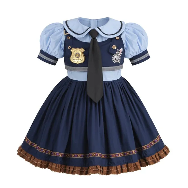 Zootopia Dress Costume Clothing Set