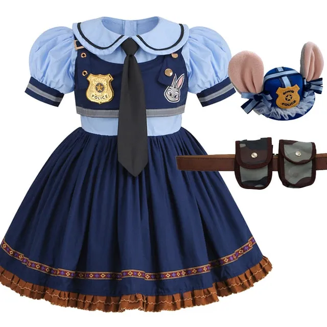 Zootopia Dress Costume Clothing Set