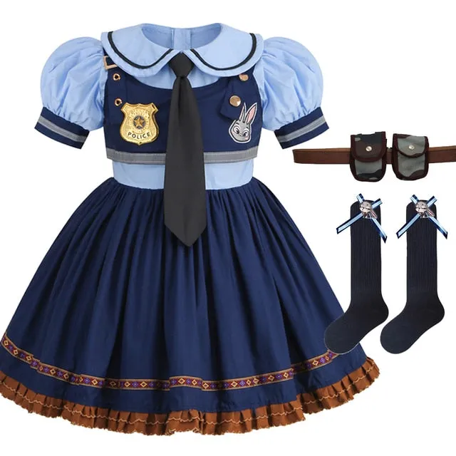 Zootopia Dress Costume Clothing Set